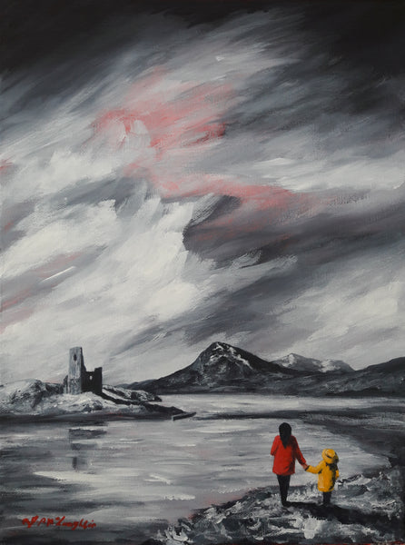 Ardvreck Castle, Visitors. J P McLaughlin