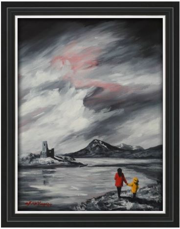 Ardvreck Castle, Visitors. J P McLaughlin