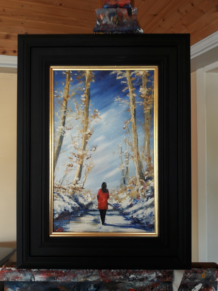 Winter Red Coat, J P McLaughlin