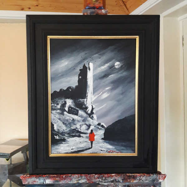 Dunure Castle (Outlander) by J P Mclaughlin