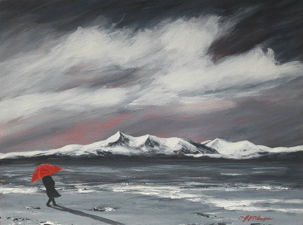 Clouds over Arran. J P McLaughlin Art