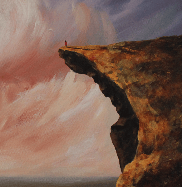 On the edge by J P McLaughlin