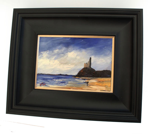 Greenan castle oil painting