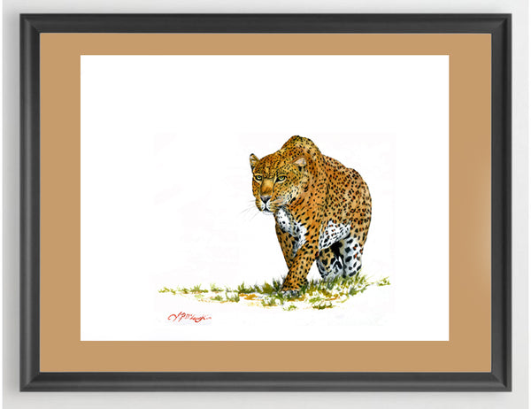 The Hunter (Leopard art)