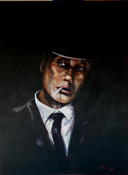 Tommy Shelby. Original painting