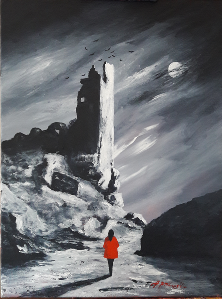 Dunure Castle (Outlander) by J P Mclaughlin