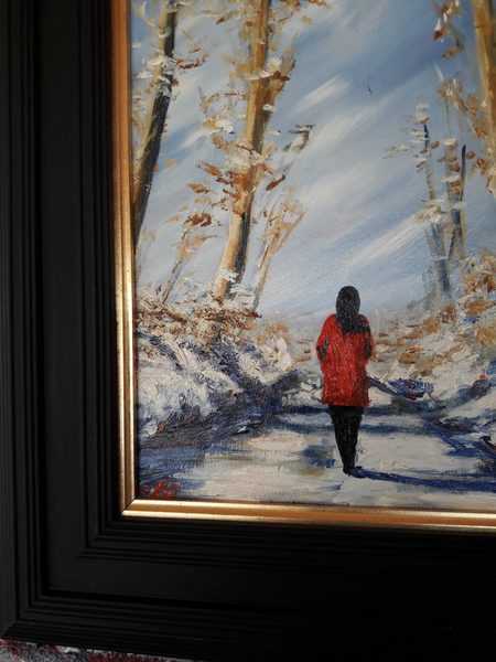 Winter Red Coat, J P McLaughlin