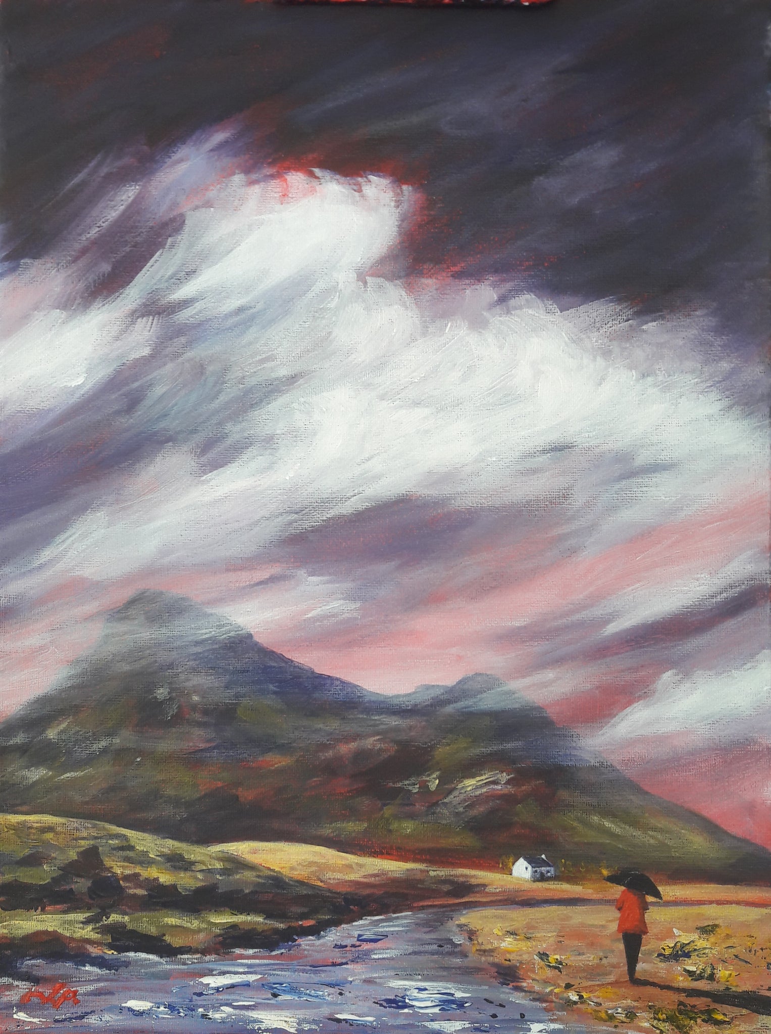 Glencoe, landscape art