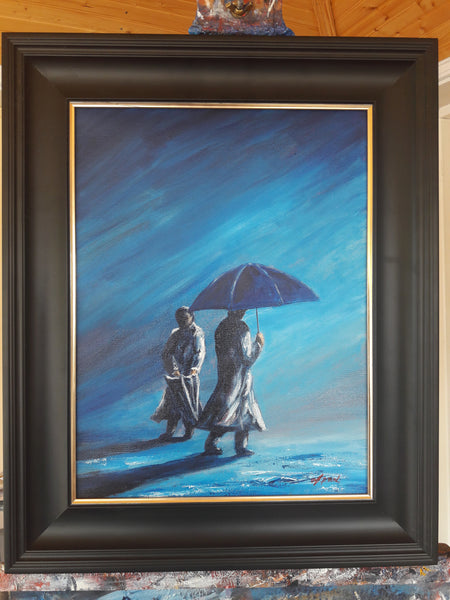 Original art "Rain Again" j p McLaughlin