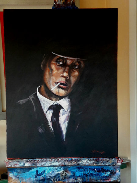 Tommy Shelby. Original painting
