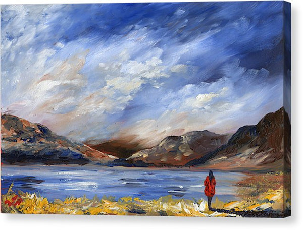 Highland Red Coat - Canvas Print